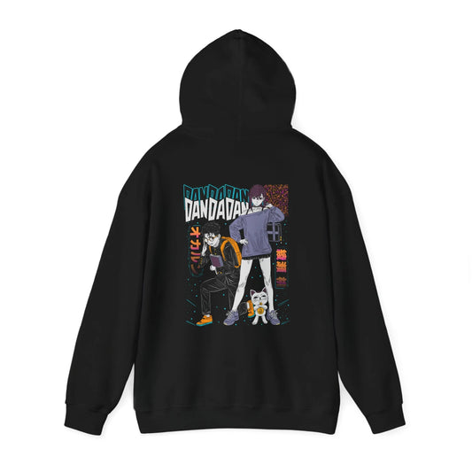 Dandadan Hoodie Momo Okarun V5 Premium Anime Graphic Hoodie