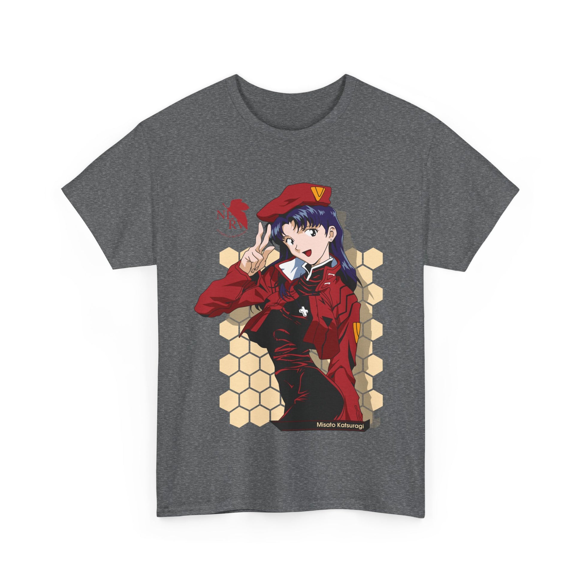 Neon Genesis Evanglion Shirt Misato Katsuragi Premium Anime Shirt