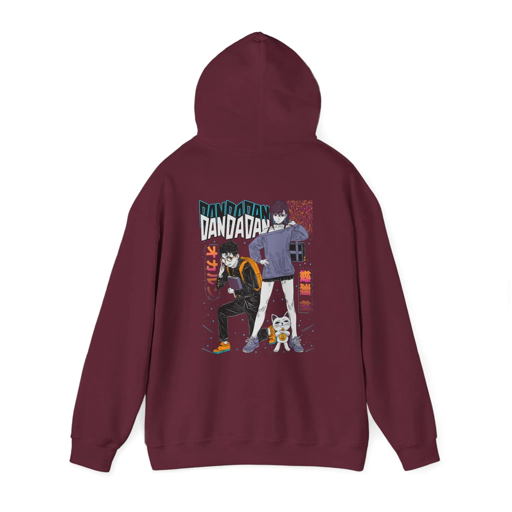 Dandadan Hoodie Momo Okarun V5 Premium Anime Graphic Hoodie