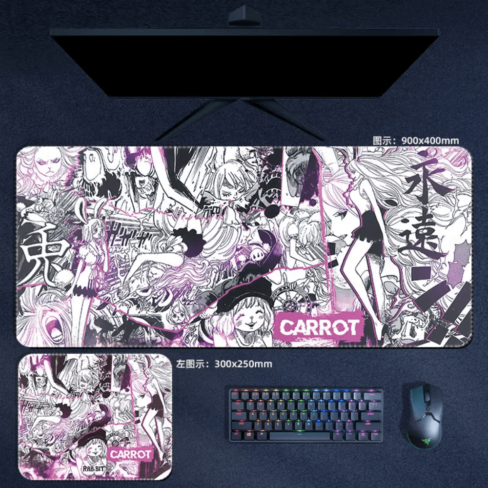 One Piece Mouse Pad Carrot Large Anime Mouse Pad Desk Mat