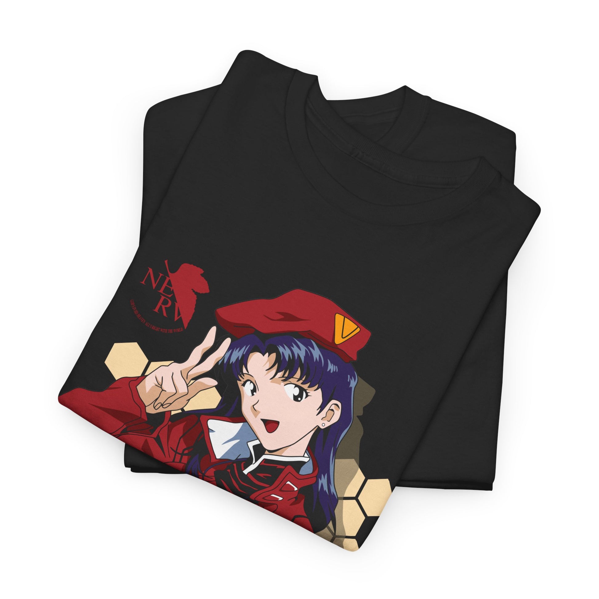 Neon Genesis Evanglion Shirt Misato Katsuragi Premium Anime Shirt