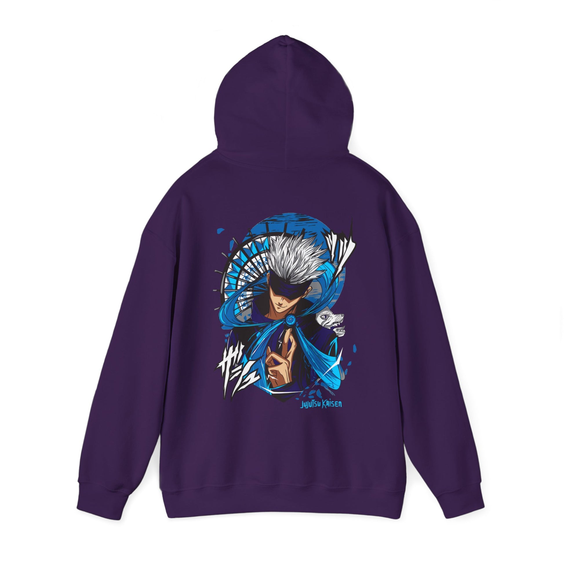 Jujutsu Kaisen Hoodie Gojo Blue Tech Premium Anime Hoodie