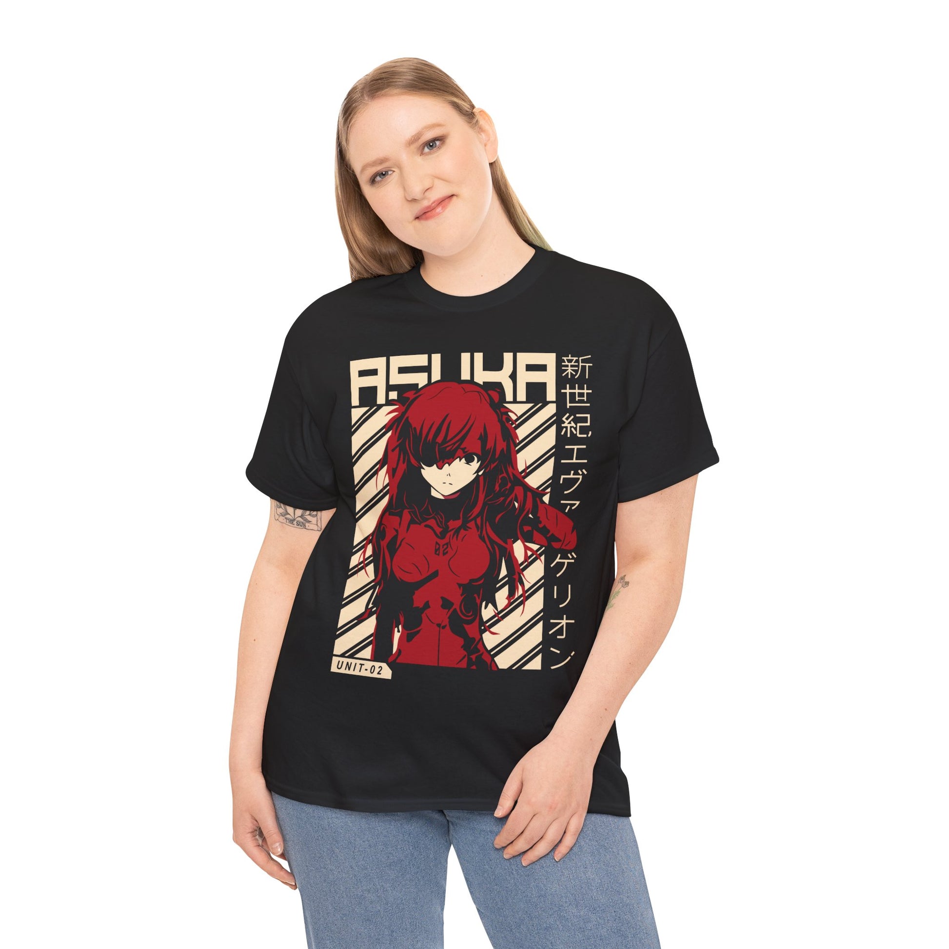 Neon Genesis Evanglion Shirt Asuka Langley Premium Anime Shirt