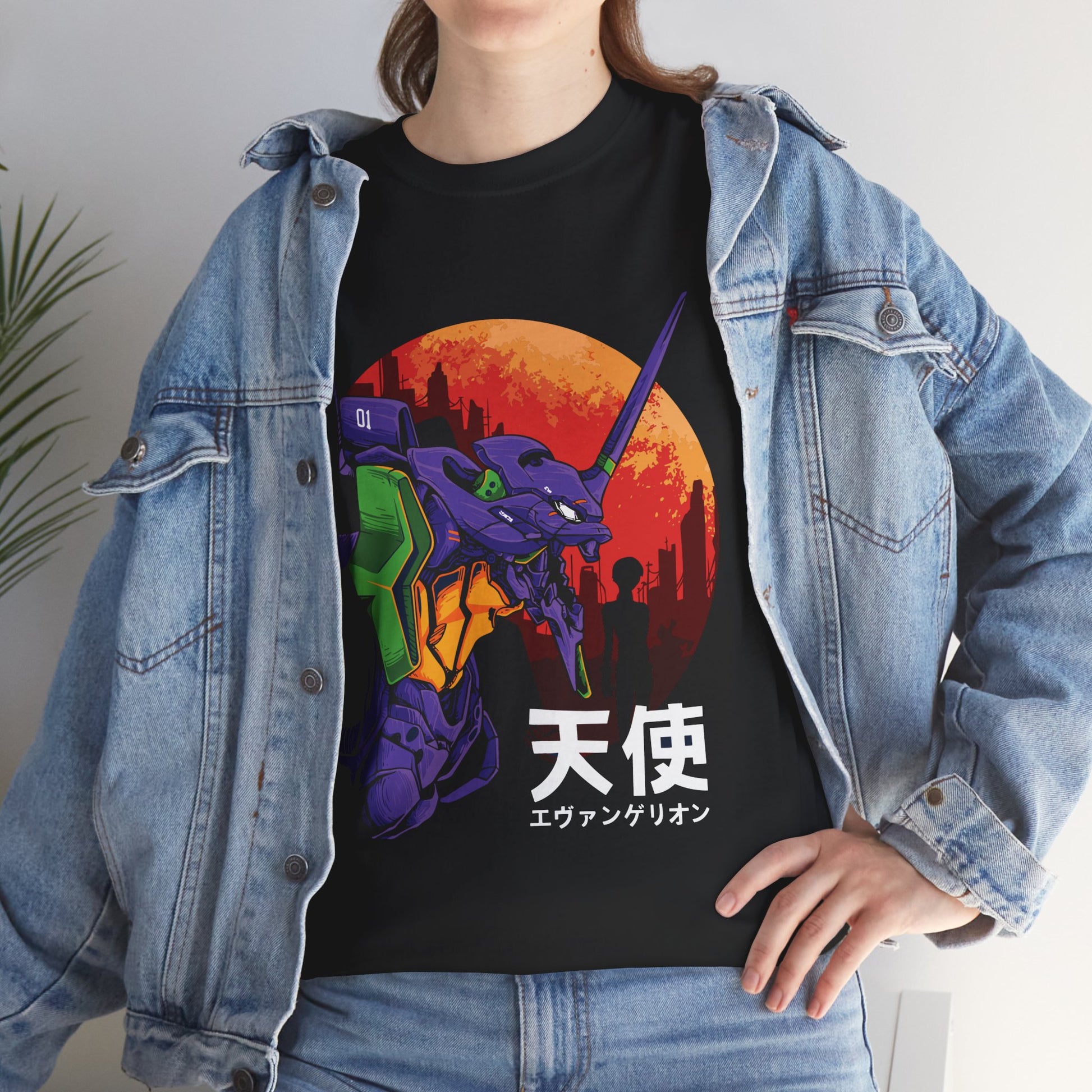 Neon Genesis Evanglion Shirt Premium Anime Shirt