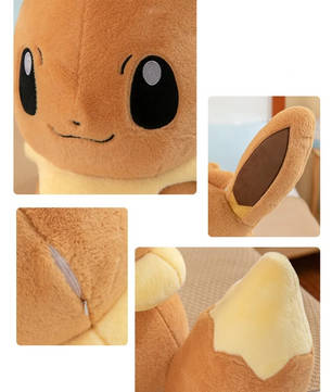 Pokemon Big Size Eevee Plush Sitting Smile (45cm / 55cm / 75cm)
