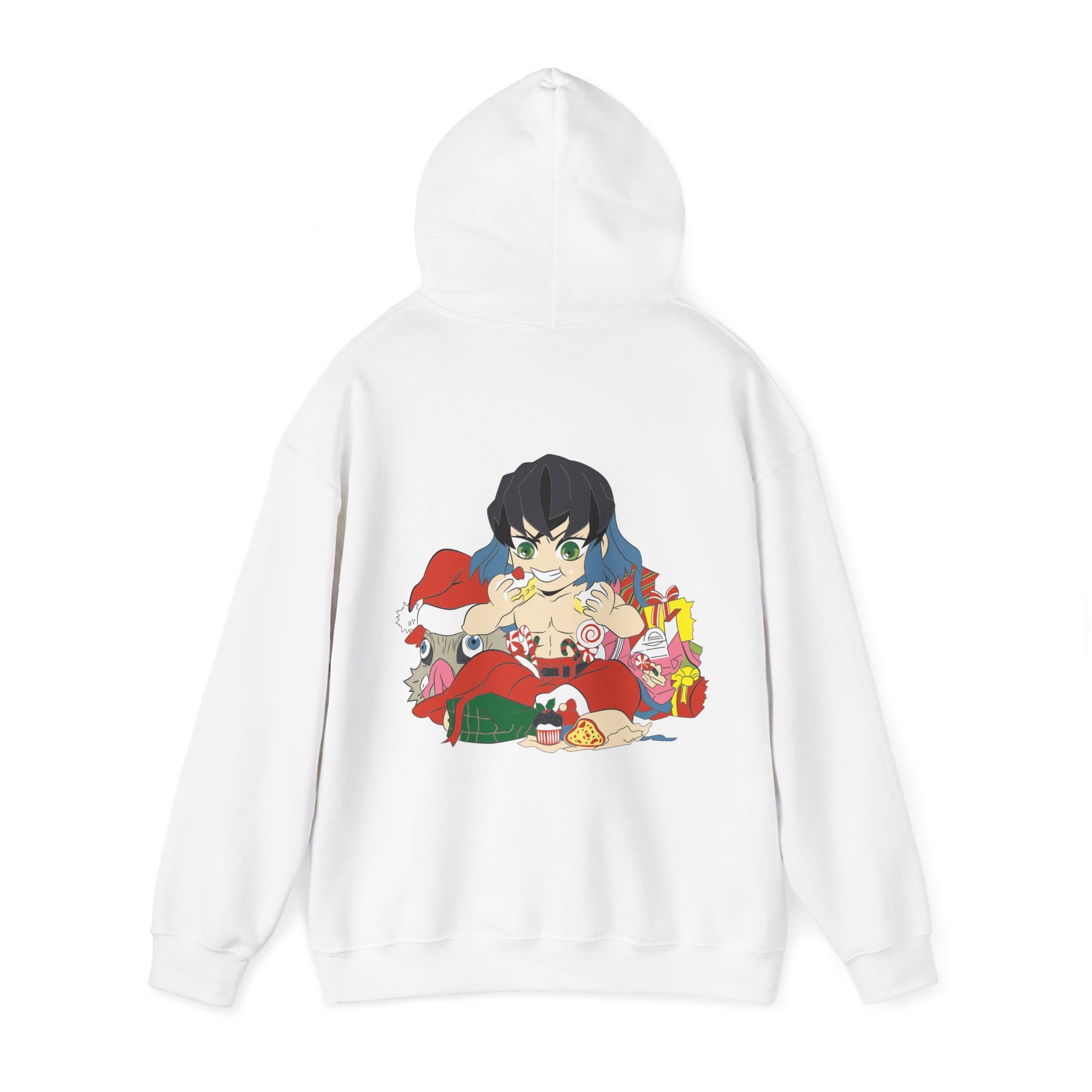 Demon Slayer Hoodie Chibi Inosuke Chirstmas Anime Hoodie