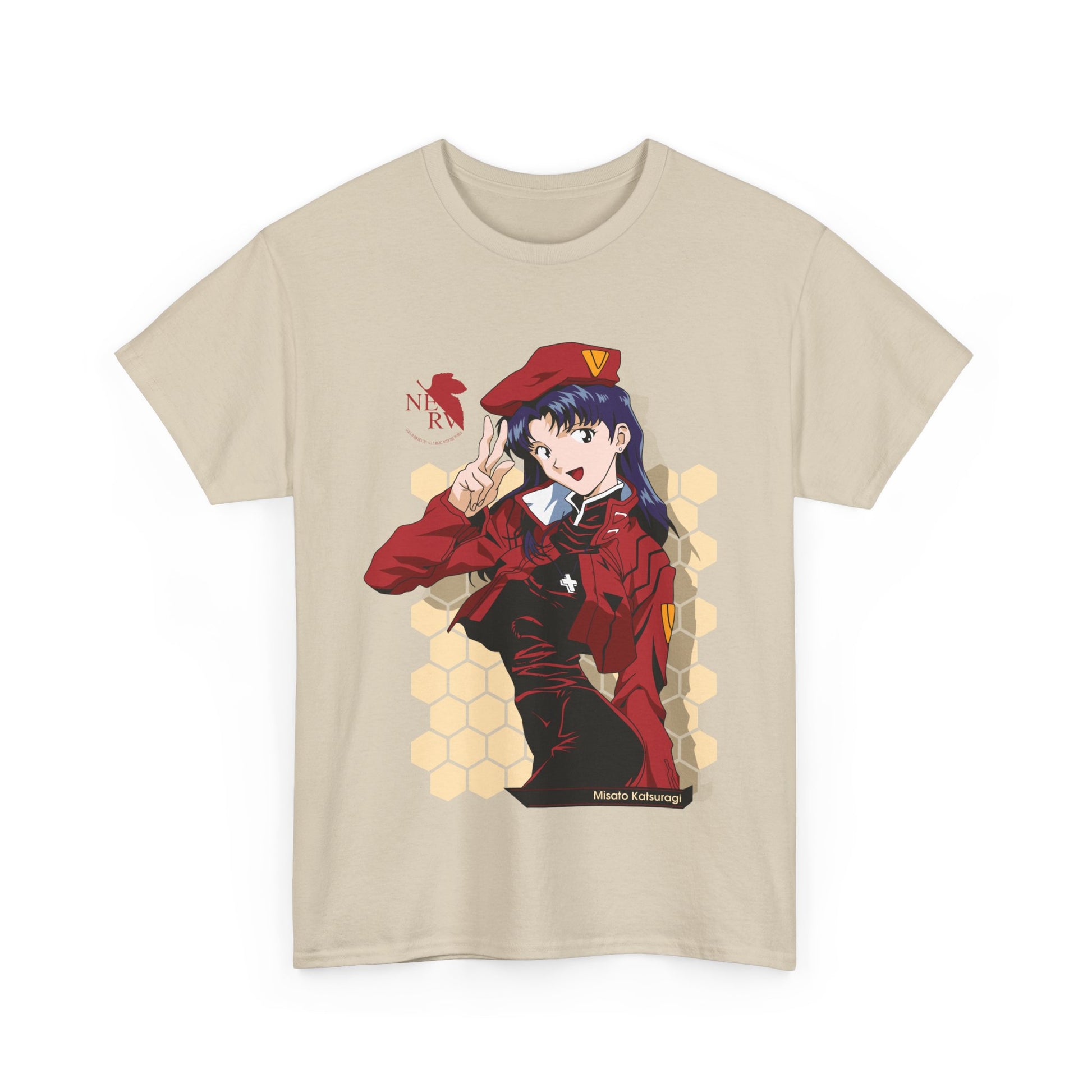 Neon Genesis Evanglion Shirt Misato Katsuragi Premium Anime Shirt