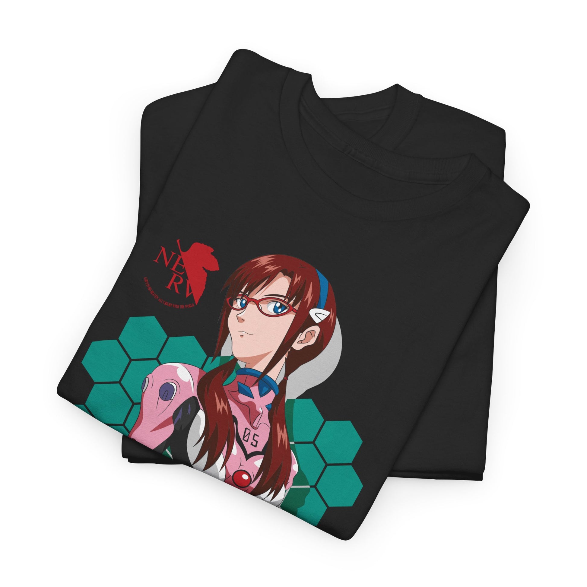 Neon Genesis Evanglion Shirt Mari Makinami Premium Anime Shirt