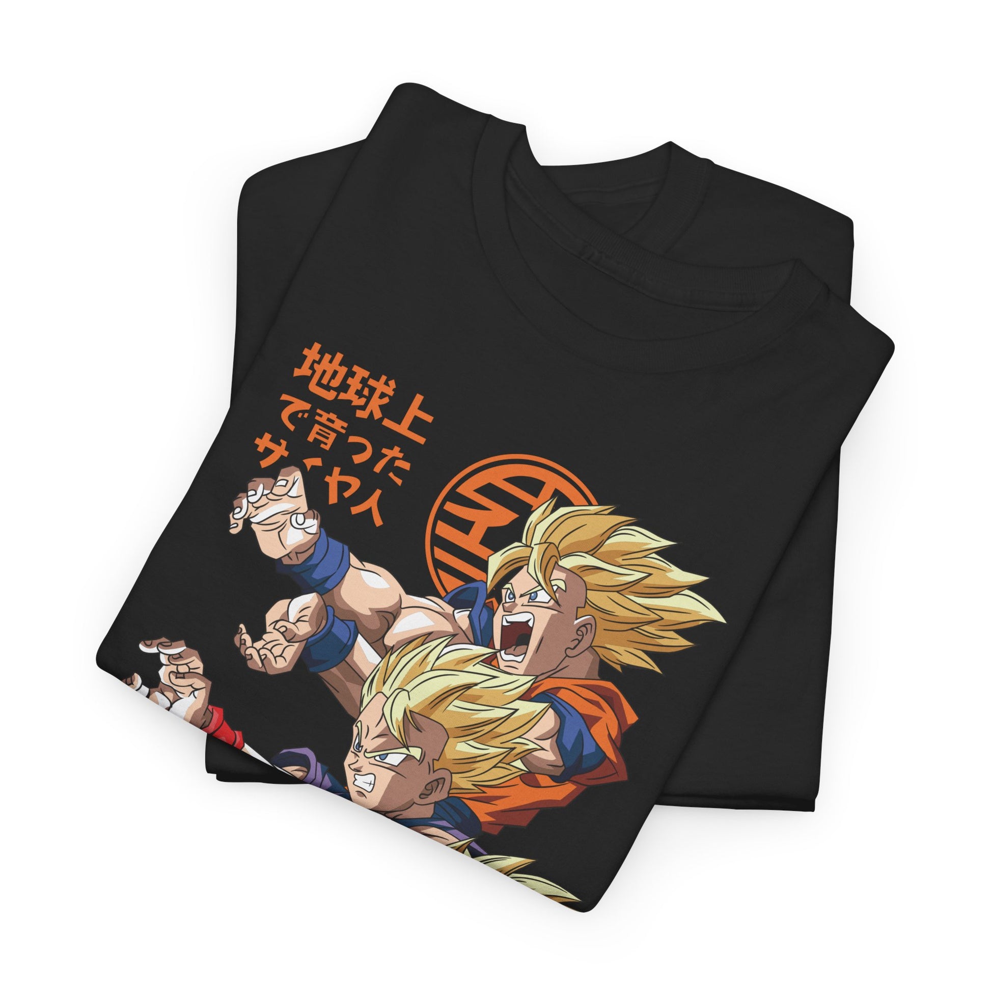 Dragon Ball Z Family Kamehameha Shirt Heavy Cotton Anime Tee