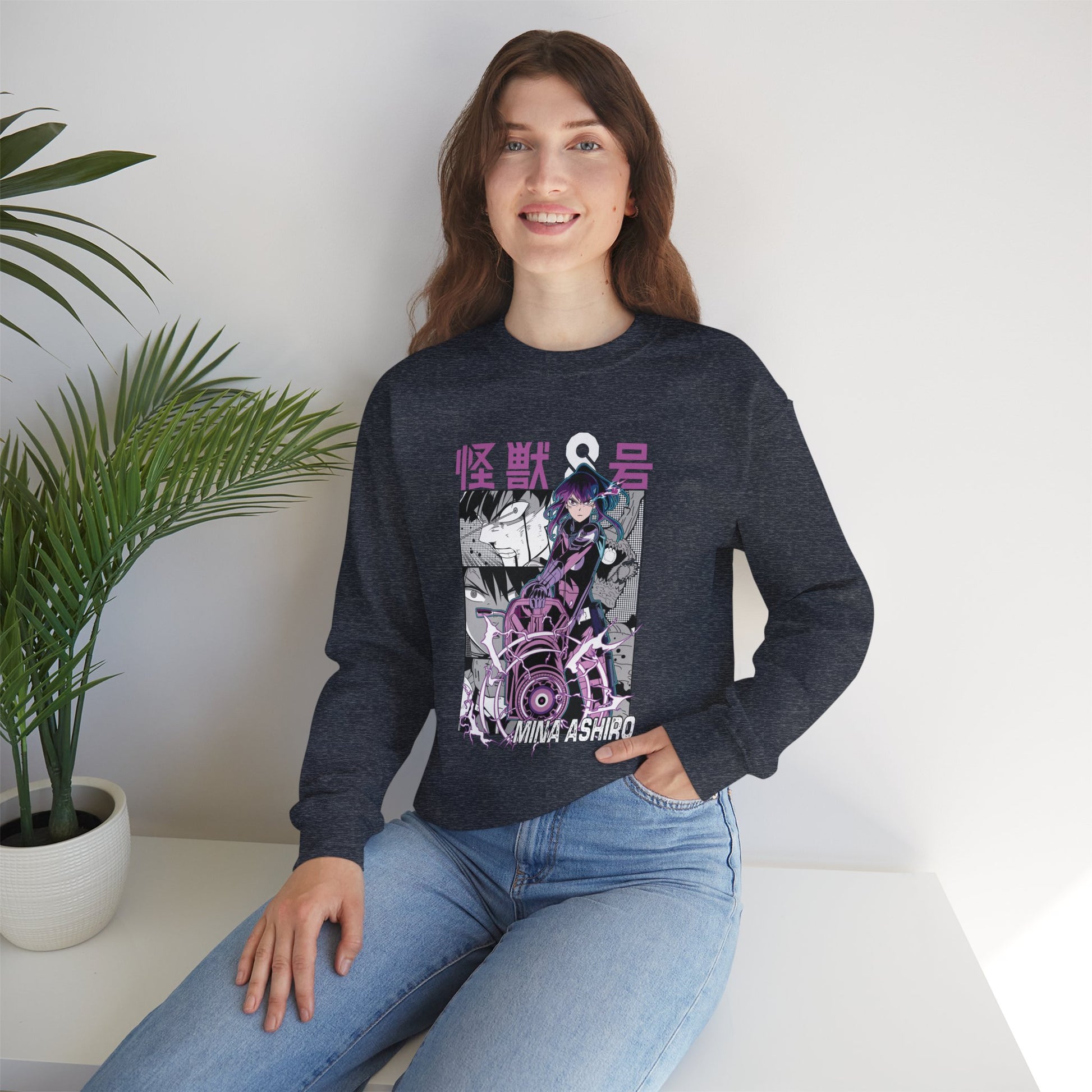 Kaiju No.8 Mina Ashiro Sweatshirt Premium Anime Sweatshirt