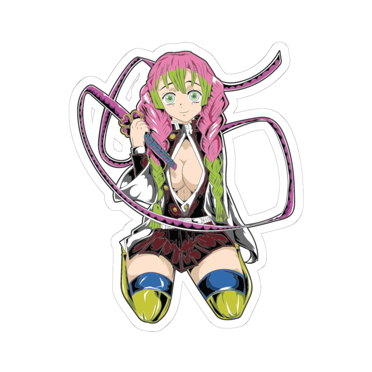 Demon Slayer Sticker Anime Decals Love Hashira Mitsuri Sticker