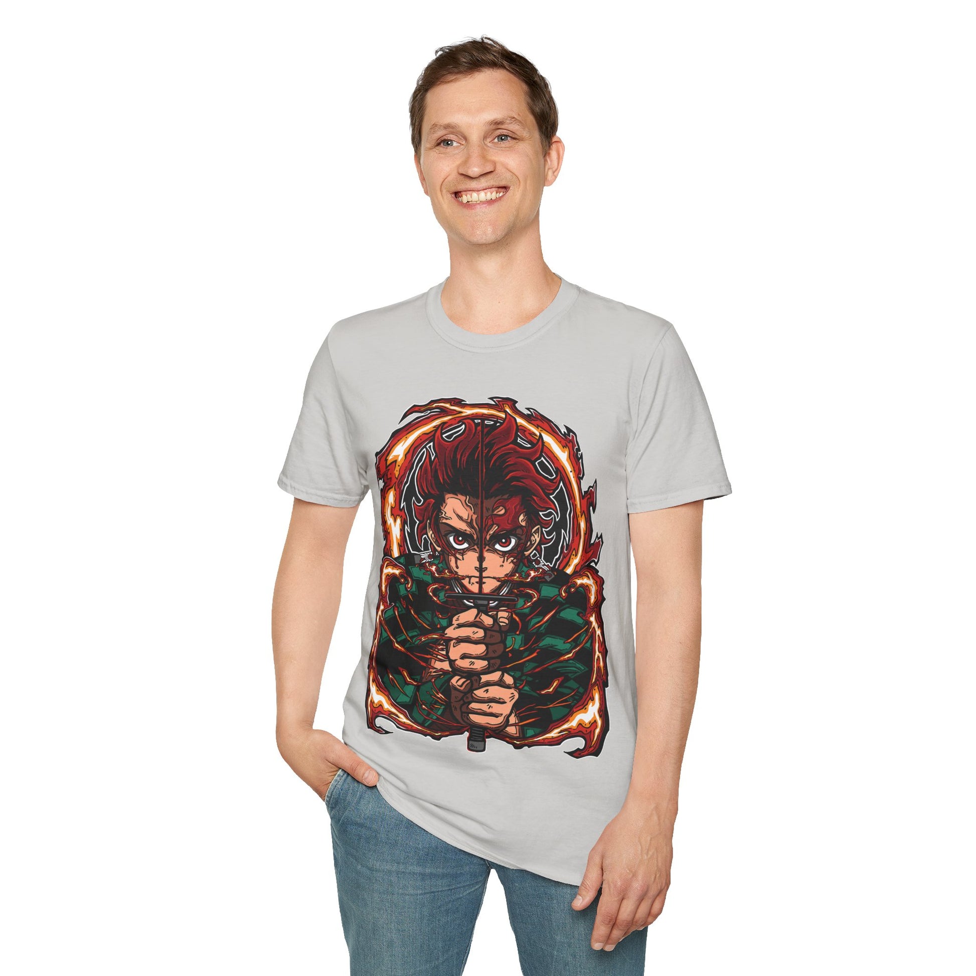 Demon Slayer Tanjiro Shirt - Custom Anime Graphic Tees