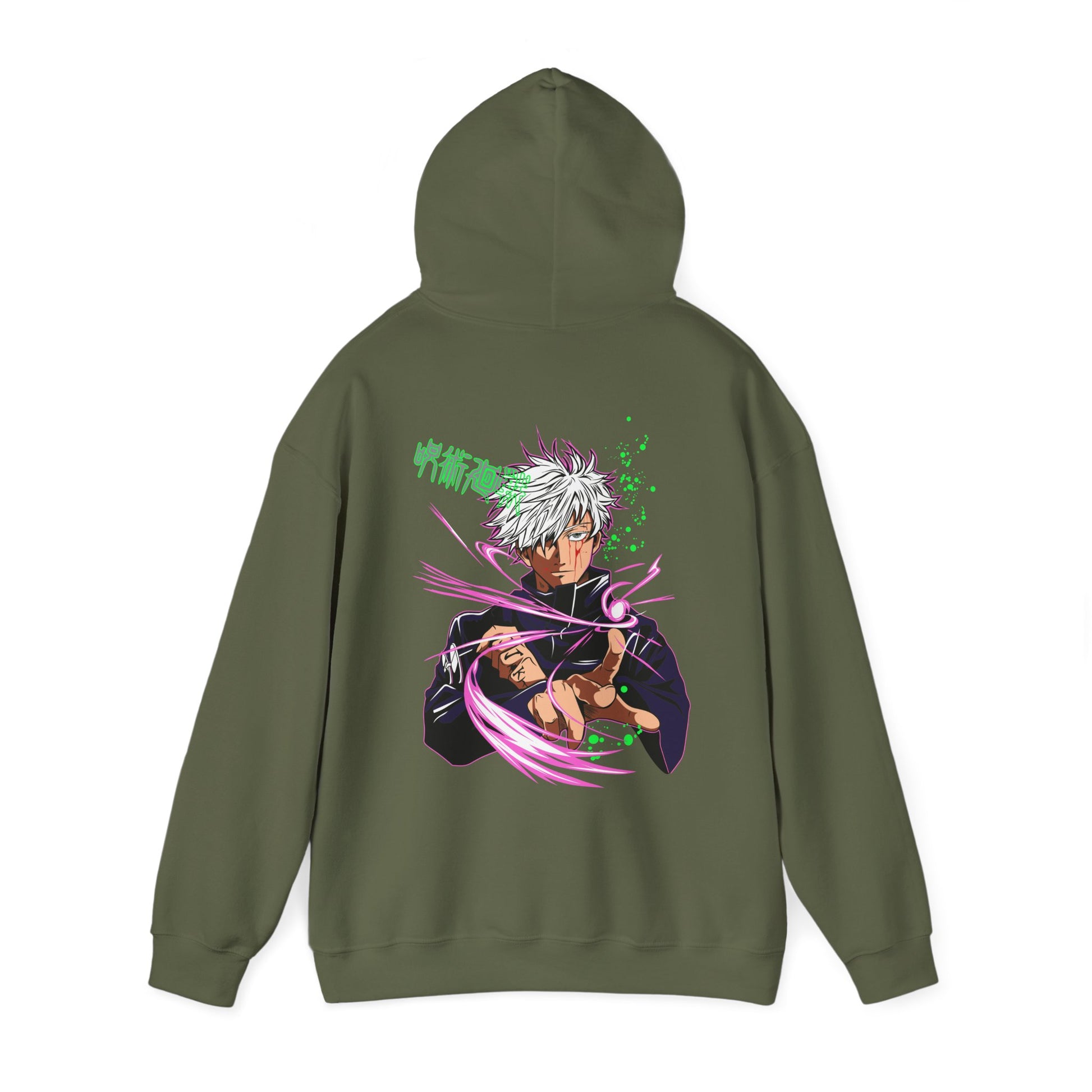 Jujutsu Kaisen Hoodie Satoru Gojo Purple Tech Premium Anime Hoodie