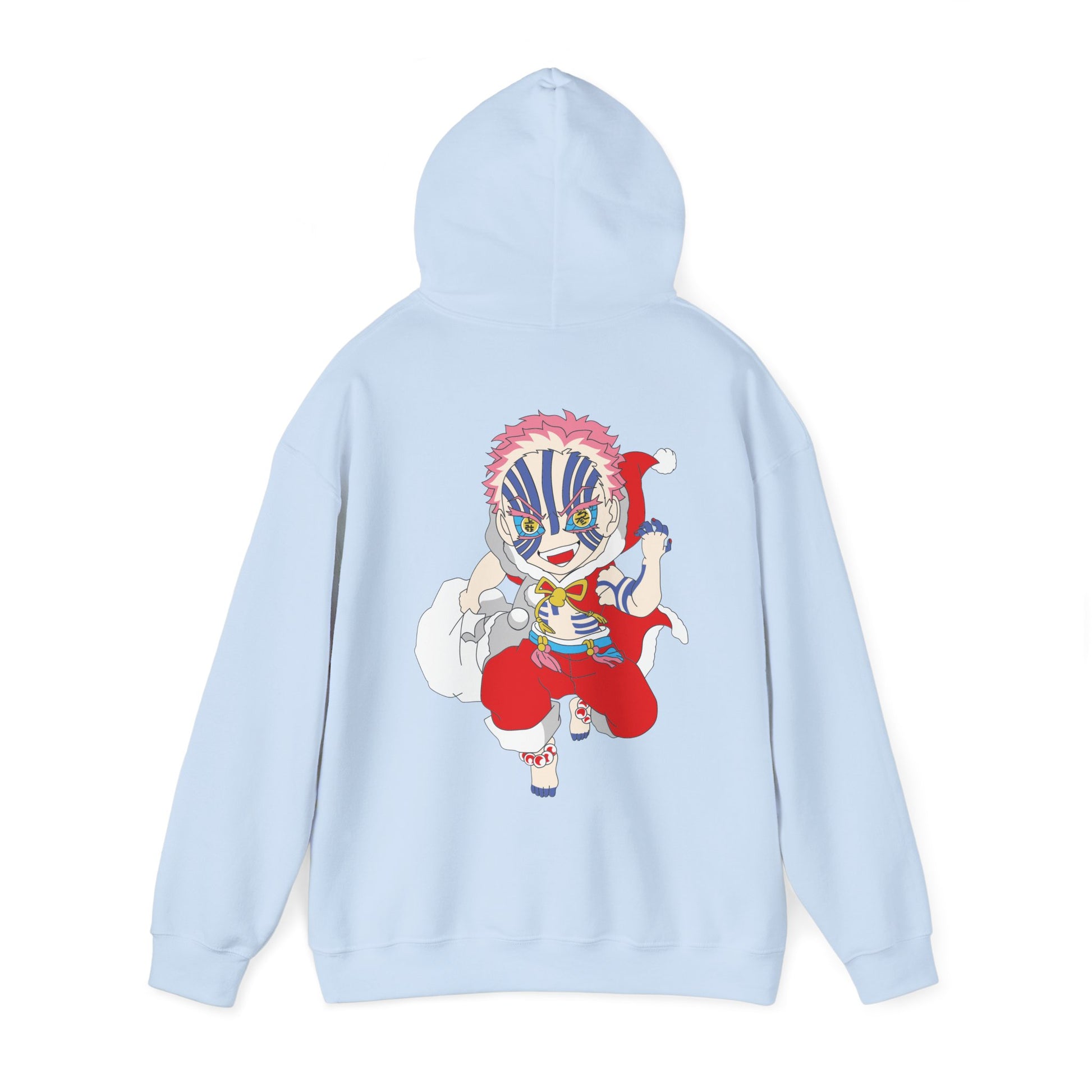 Demon Slayer Hoodie Chibi Akaza Chirstmas Anime Hoodie