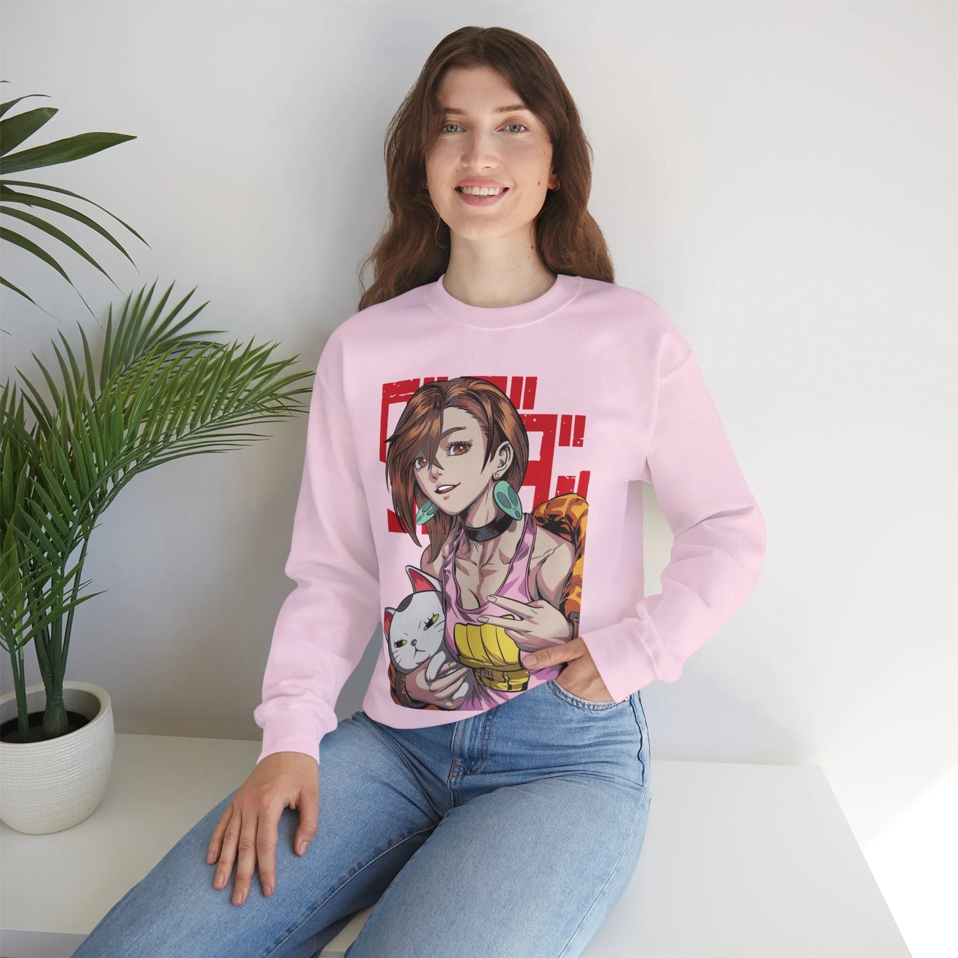 Dandadan Momo Ayase Sweatshirt V4 Cozy Stylish Anime Sweatshirt