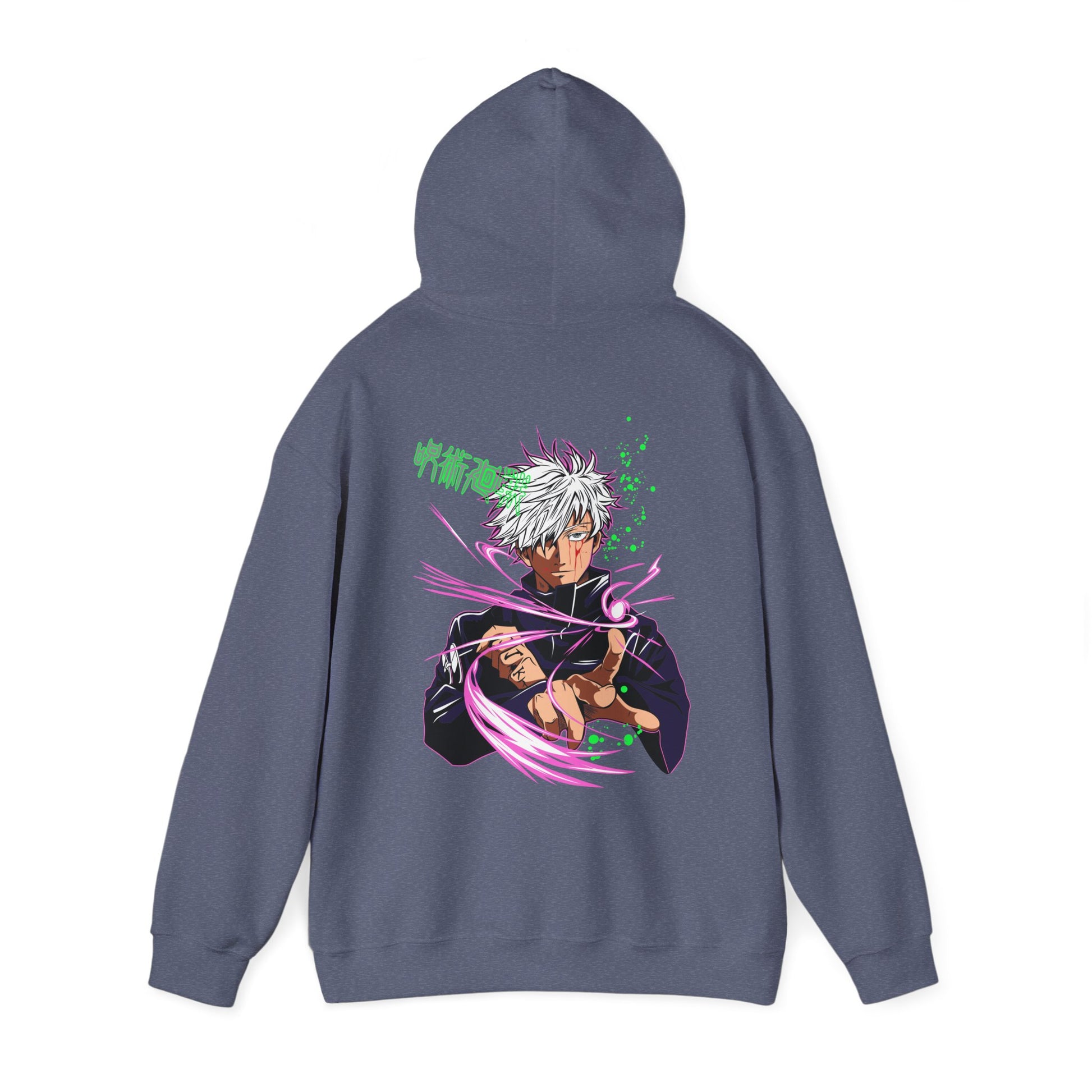 Jujutsu Kaisen Hoodie Satoru Gojo Purple Tech Premium Anime Hoodie