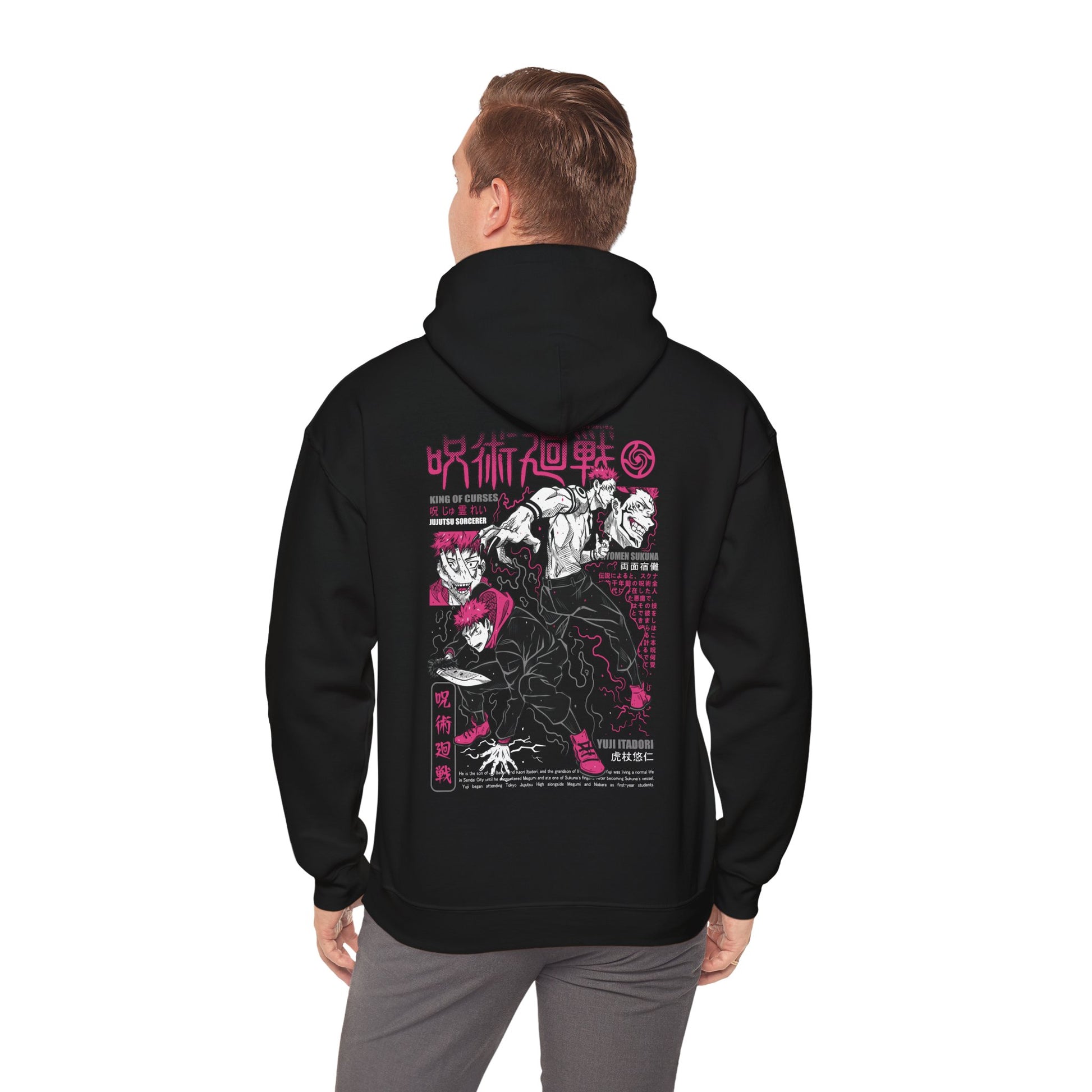 Jujutsu Kaisen Hoodie Yuji Itadori Anime Graphic Hoodie