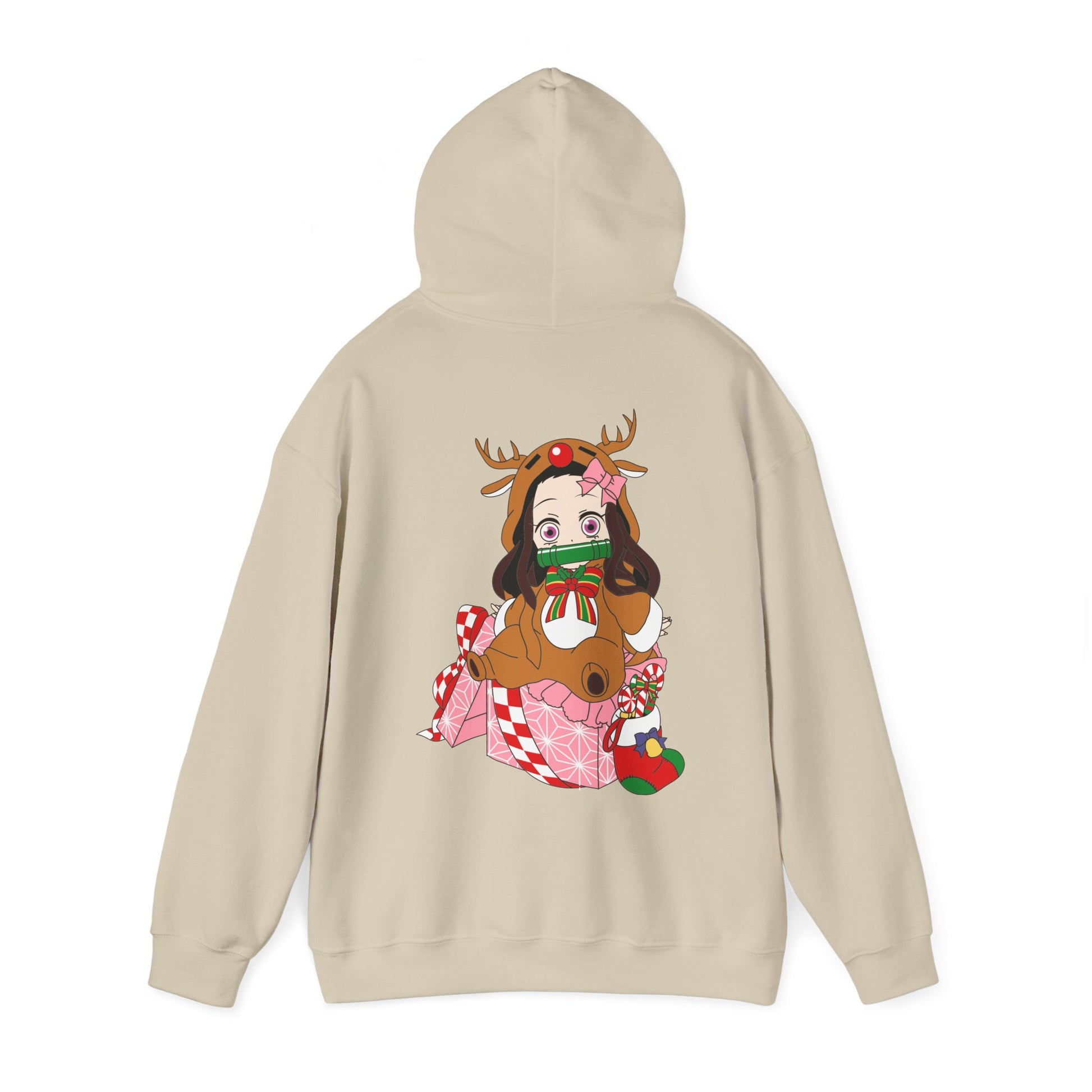 Demon Slayer Hoodie Chibi Nezuko Chirstmas Anime Hoodie