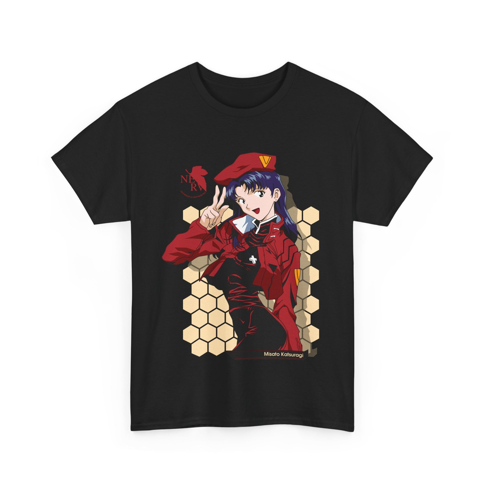 Neon Genesis Evanglion Shirt Misato Katsuragi Premium Anime Shirt