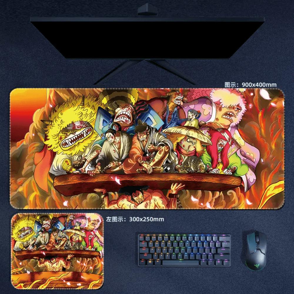 One Piece Mouse Pad Large Anime Mouse Pad Desk Mat