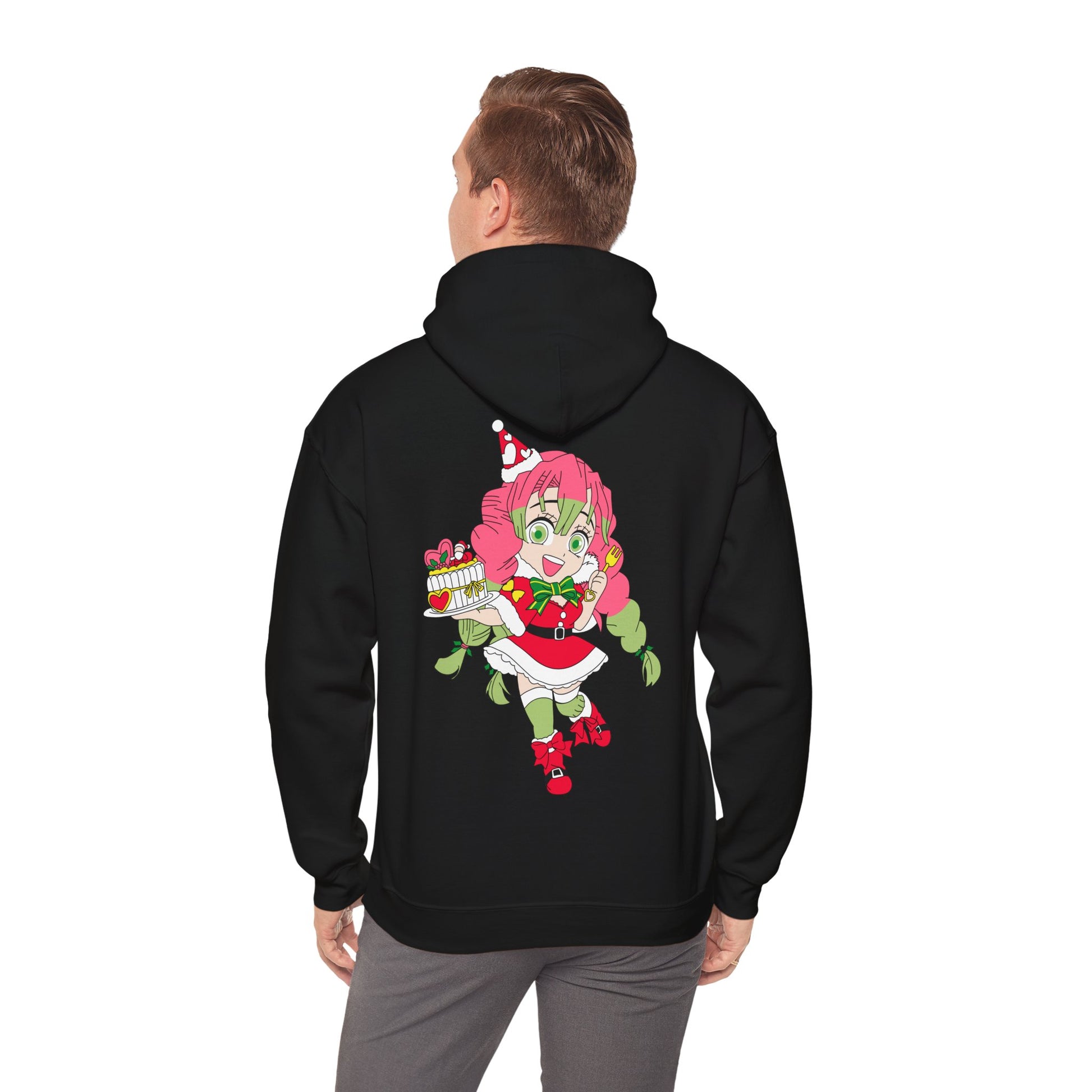 Demon Slayer Hoodie Chibi Mitsuri Kanroji Chirstmas Anime Hoodie