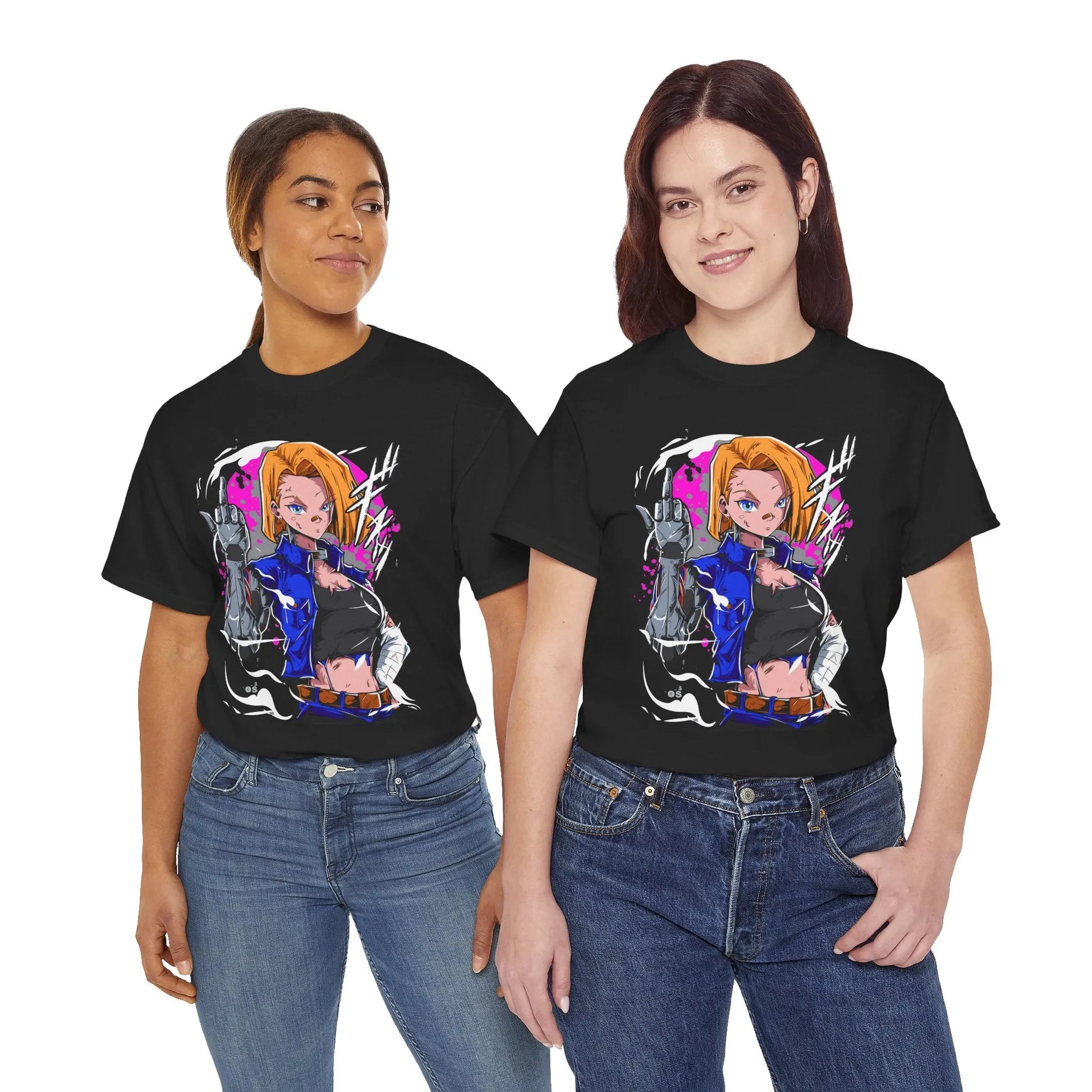 Dragon Ball Android 18 Shirt Cyberpunk Style Anime Shirt