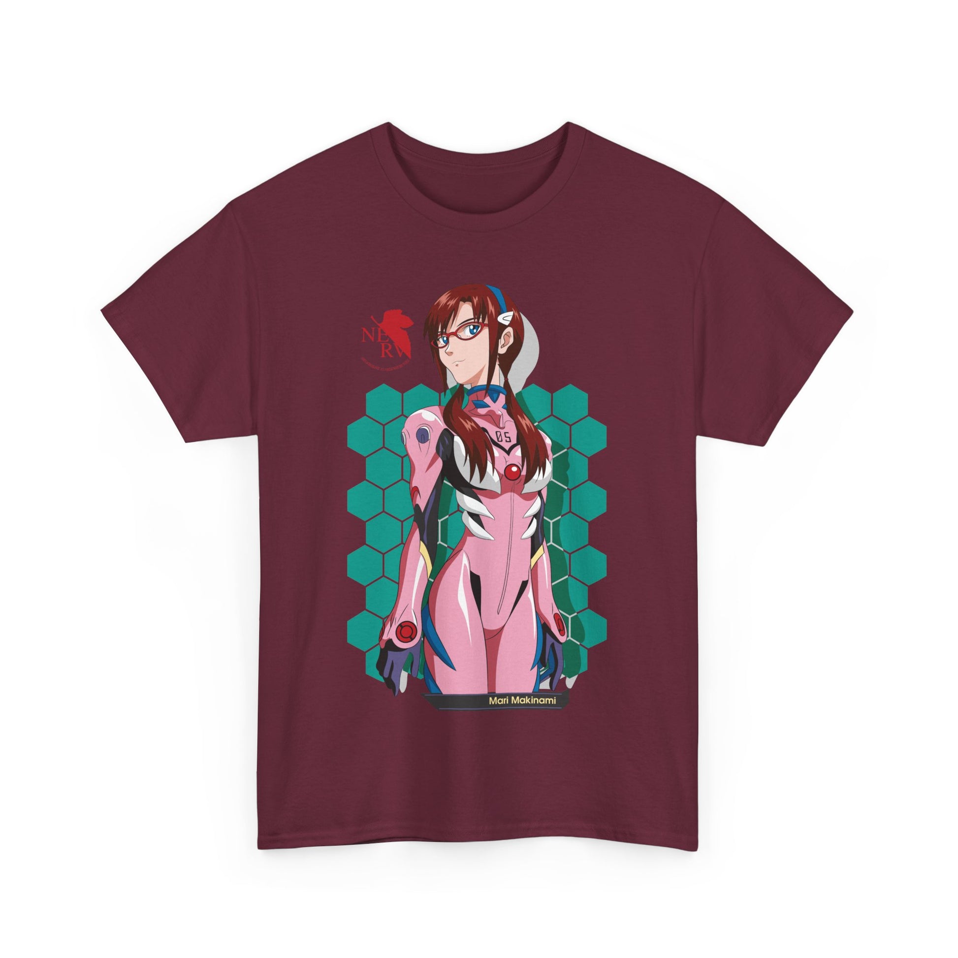 Neon Genesis Evanglion Shirt Mari Makinami Premium Anime Shirt