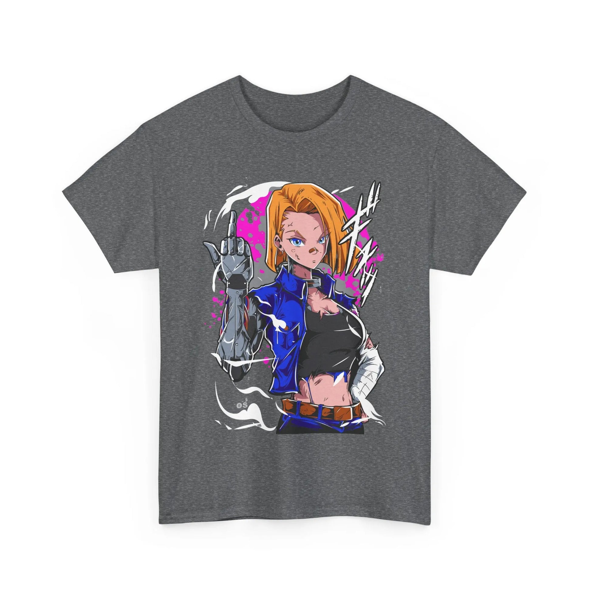 Dragon Ball Android 18 Shirt Cyberpunk Style Anime Shirt