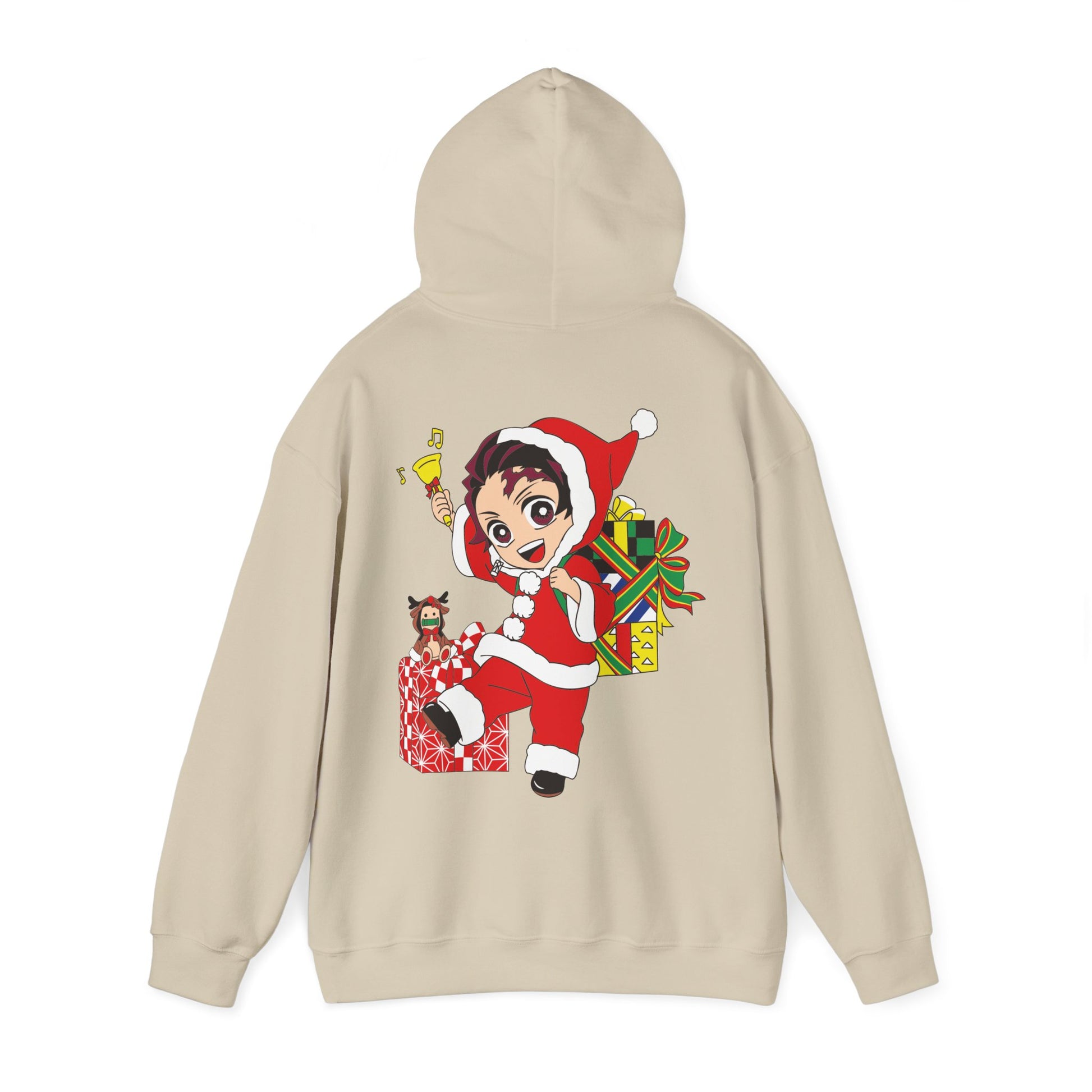 Demon Slayer Hoodie Chibi Tanjiro Chirstmas Anime Hoodie