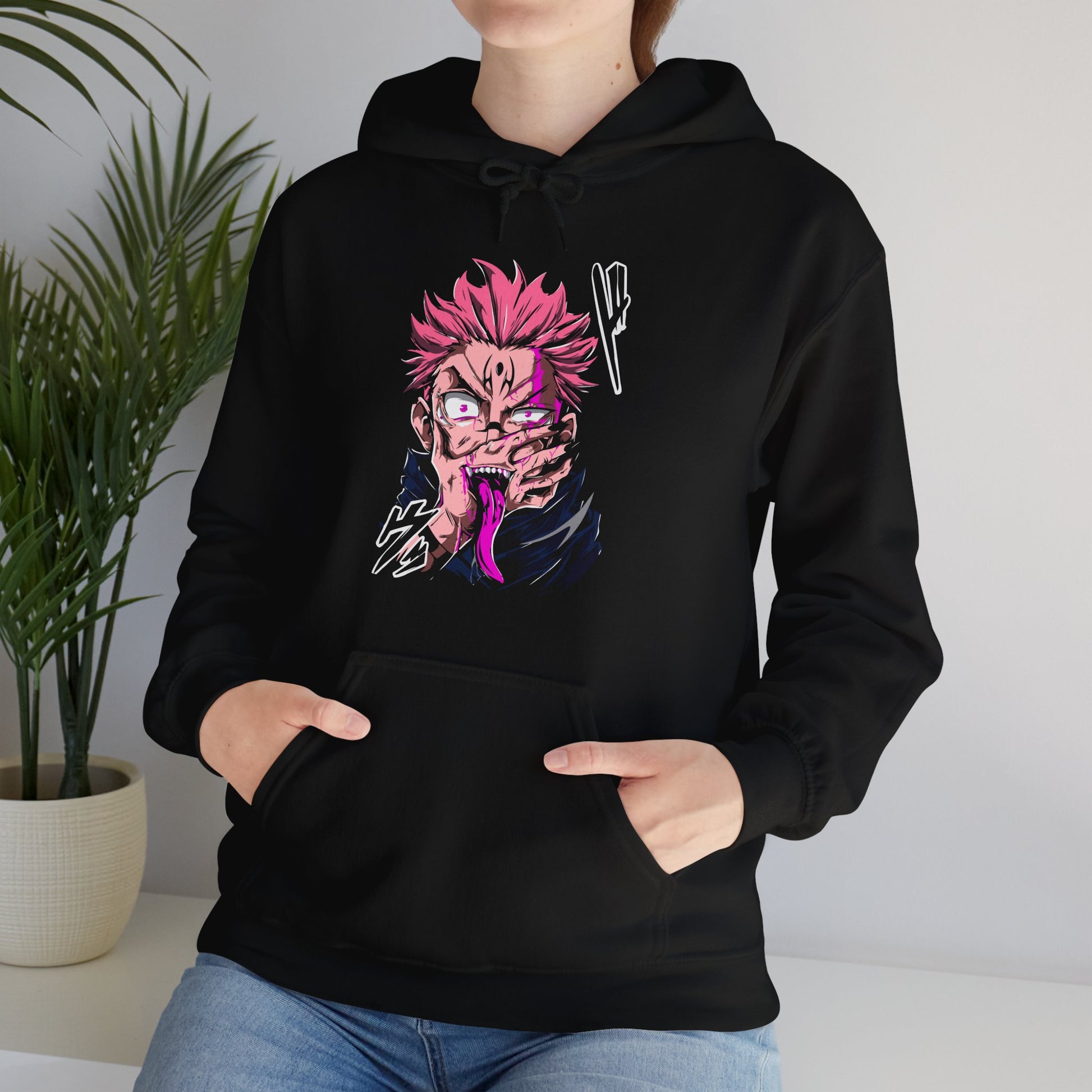 Jujutsu Kaisen Hoodie Sukuna Anime Graphic Hoodie