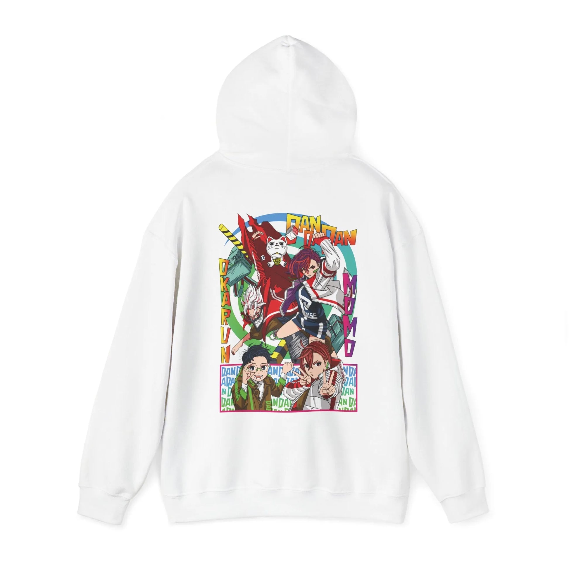 Dandadan Hoodie Momo Okarun V4 Premium Anime Graphic Hoodie