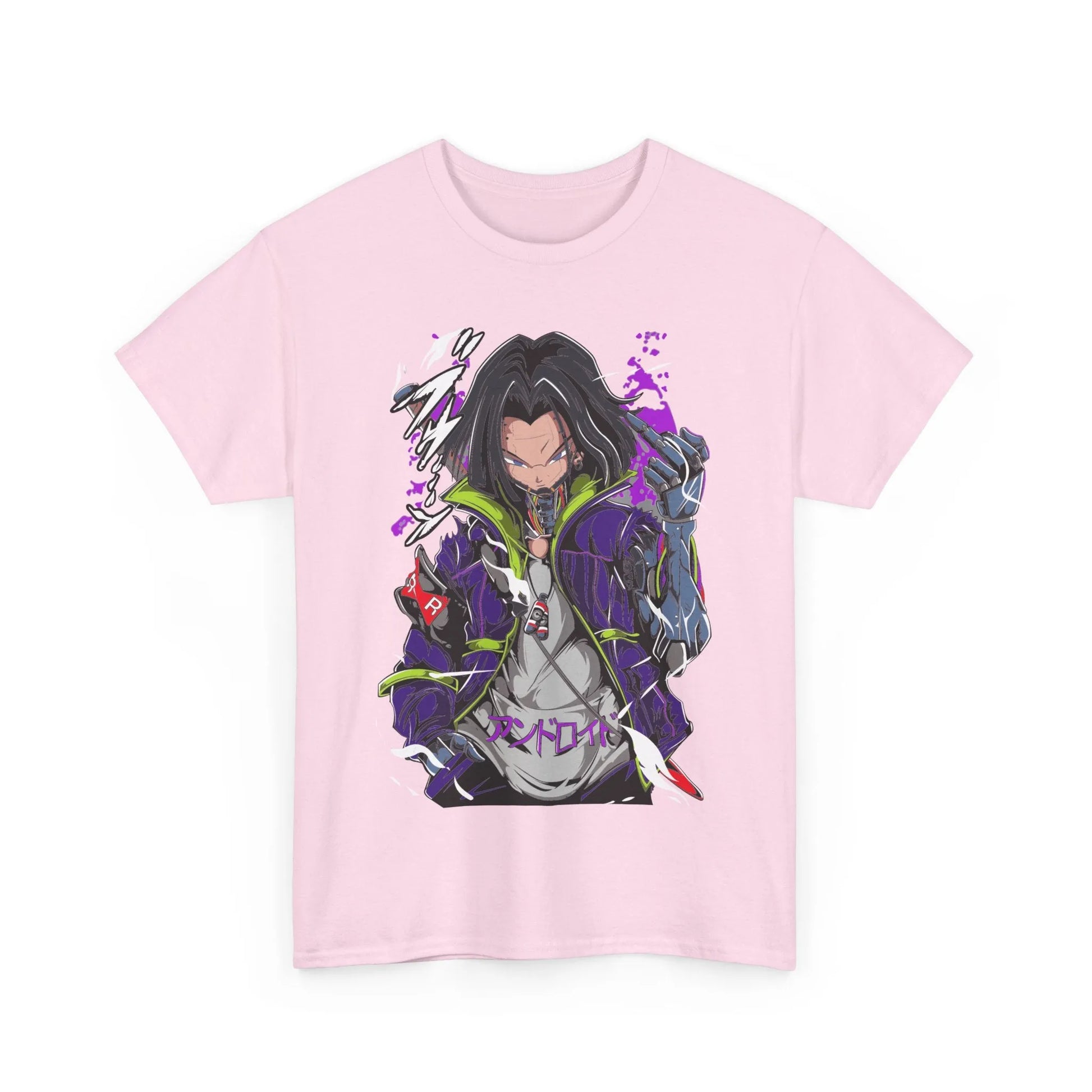 Dragon Ball Android 17 Shirt Cyberpunk Style Anime Shirt