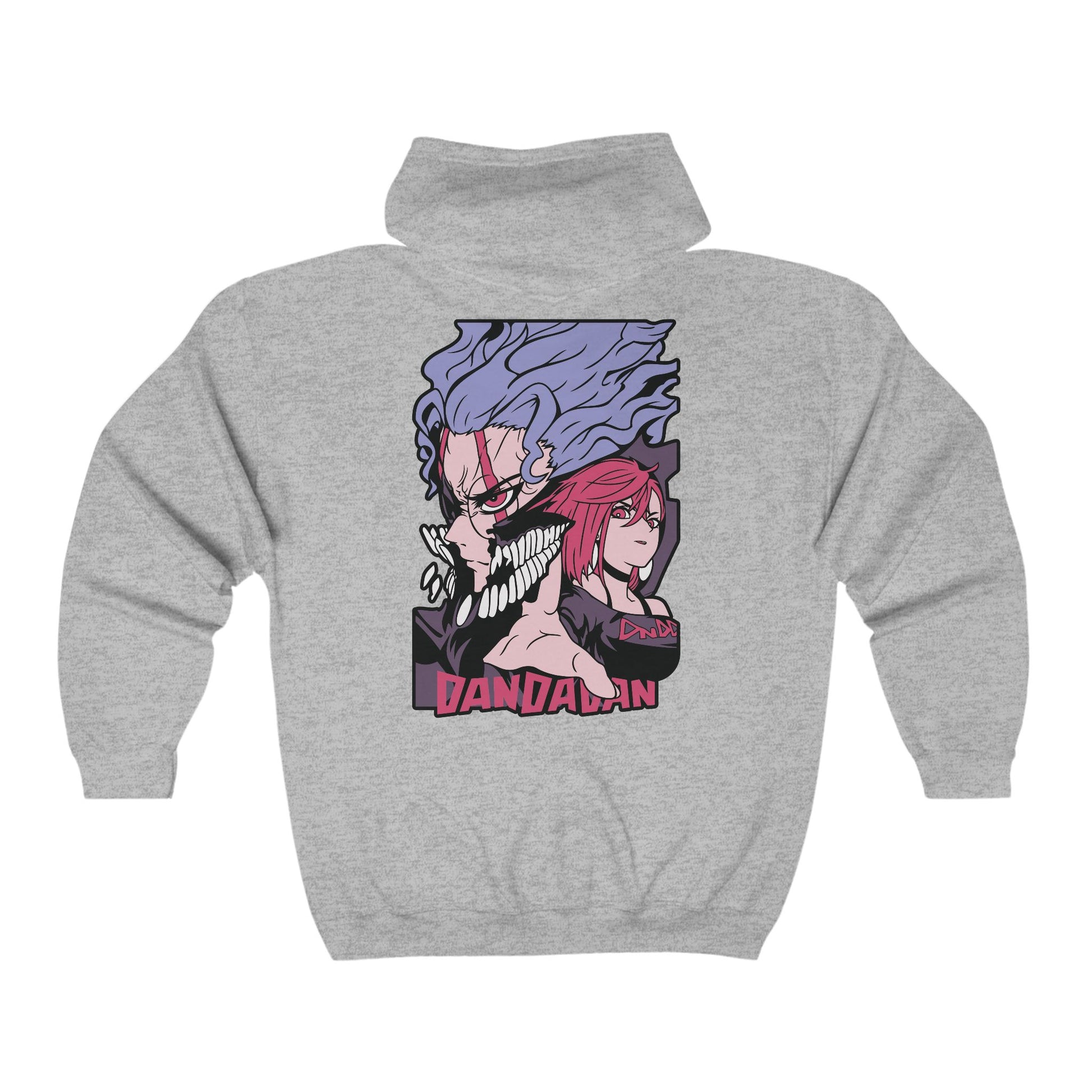 Dandadan Momo Ayase and Okarun Zip Hoodie Custom Anime Hoodie