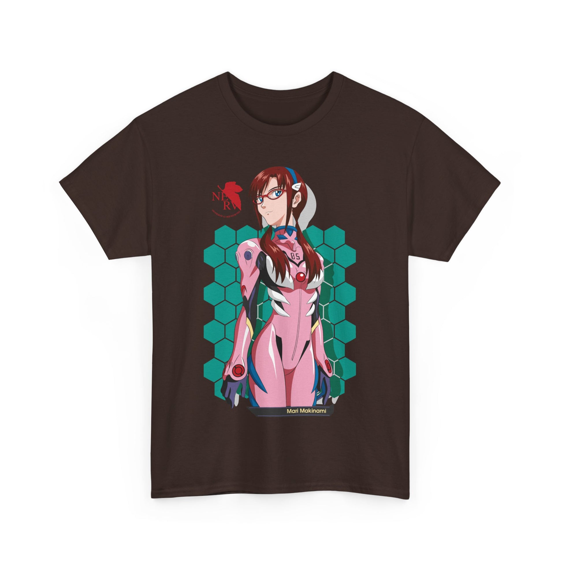 Neon Genesis Evanglion Shirt Mari Makinami Premium Anime Shirt