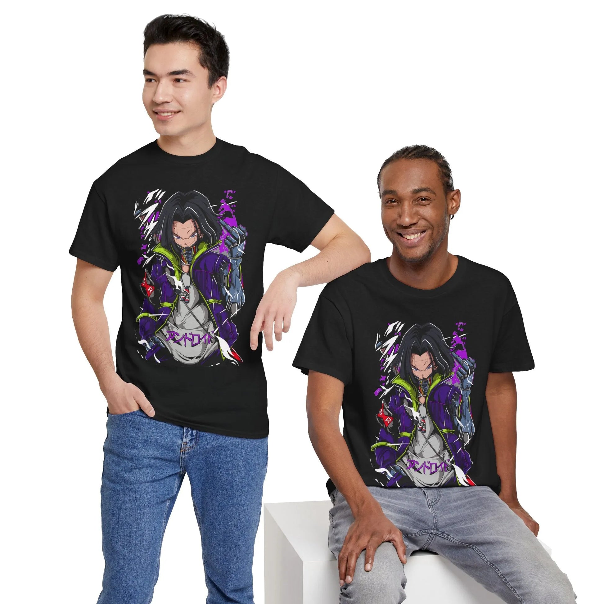 Dragon Ball Android 17 Shirt Cyberpunk Style Anime Shirt