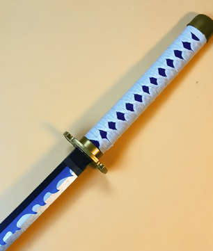 One Piece Roronoa Zoro Enma-Style Katana 1:1 Scale Anime Prop Replica Bamboo Sword