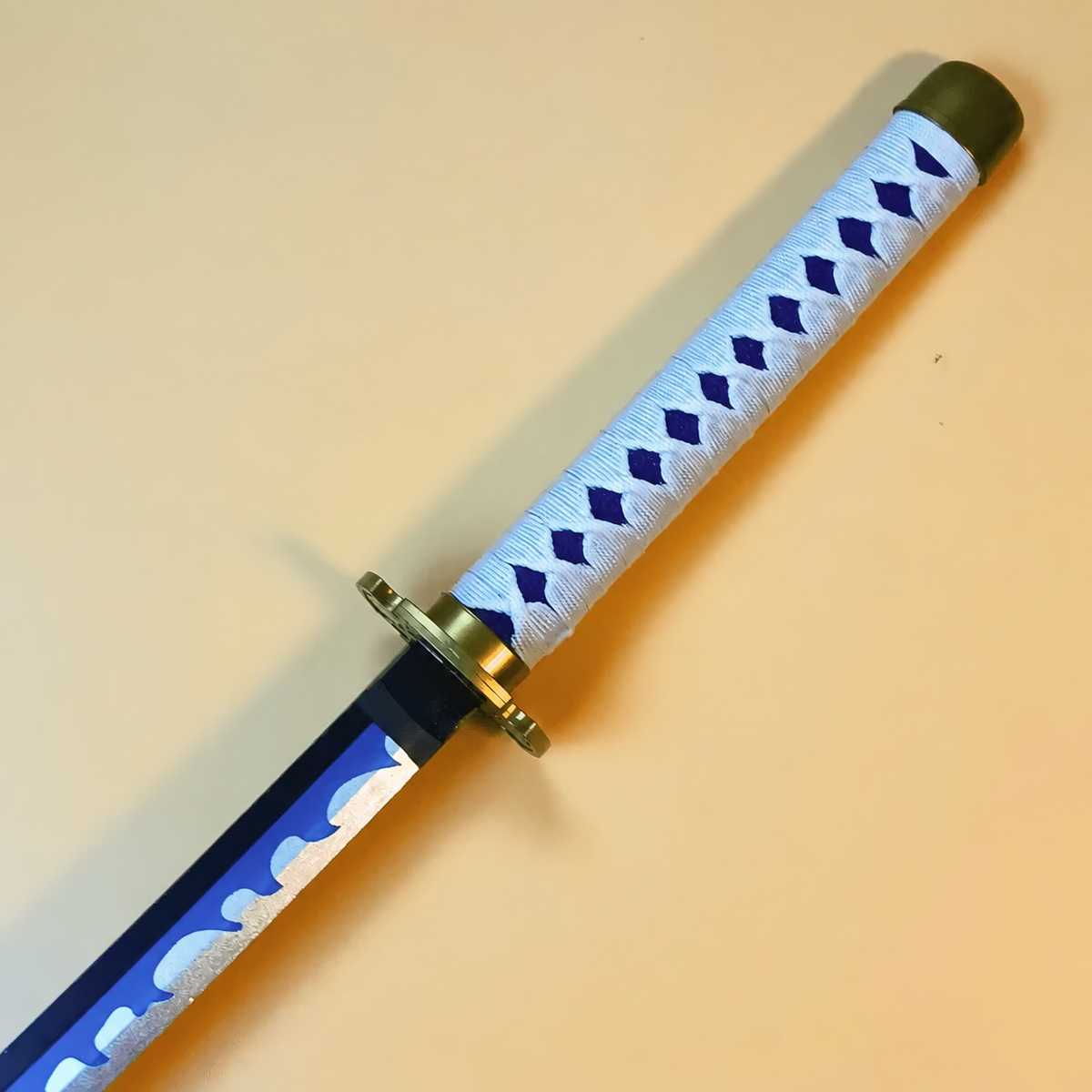 One Piece Roronoa Zoro Enma-Style Katana 1:1 Scale Anime Prop Replica Bamboo Sword