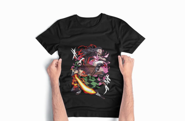 Demon Slayer Shirt Tanjiro and Nezuko Premium Anime Shirt