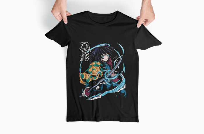 Demon Slayer Shirt Giyu Tomioka Premium Anime Shirt