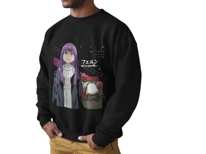 Frieren Mimic Chest Sweatshirt Premium Anime Sweatshirt