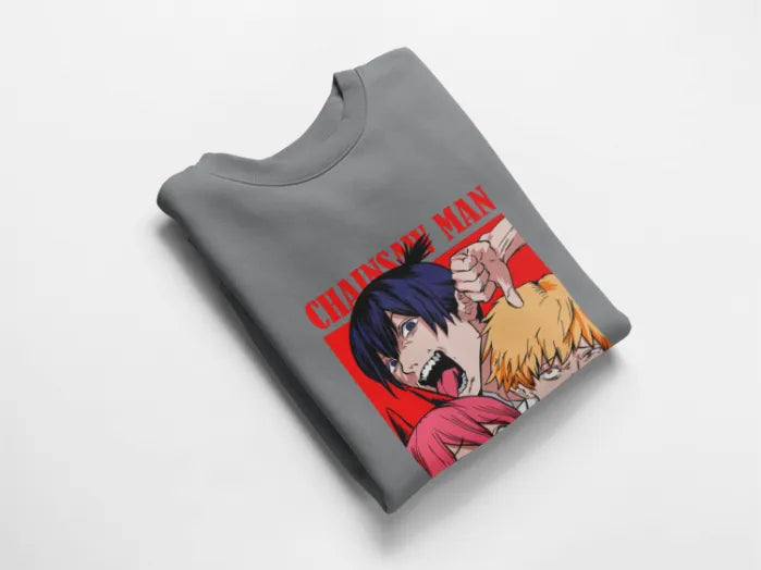 Chainsaw Man Sweatshirt Cozy and Stylish Anime Sweatshirt