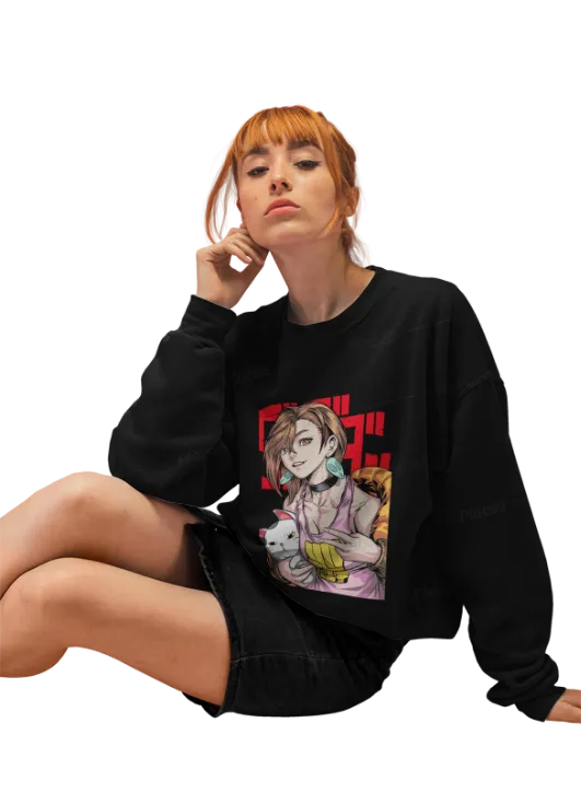 Dandadan Momo Ayase Sweatshirt V4 Cozy Stylish Anime Sweatshirt