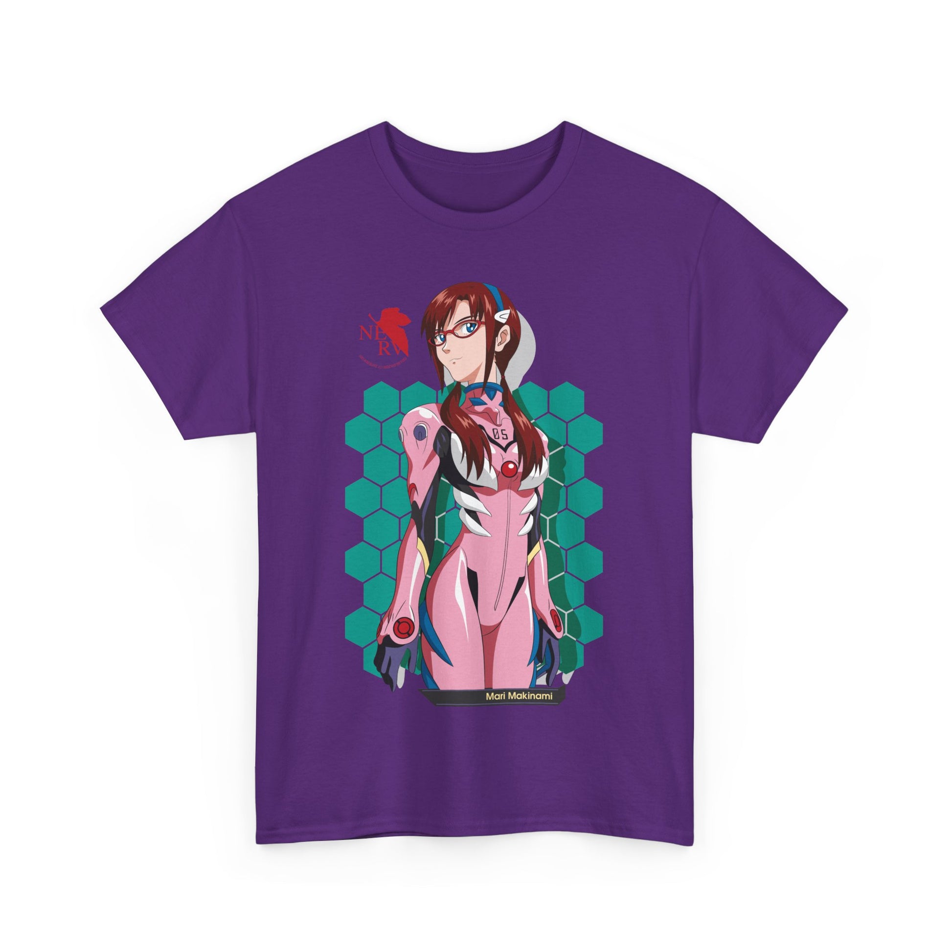 Neon Genesis Evanglion Shirt Mari Makinami Premium Anime Shirt