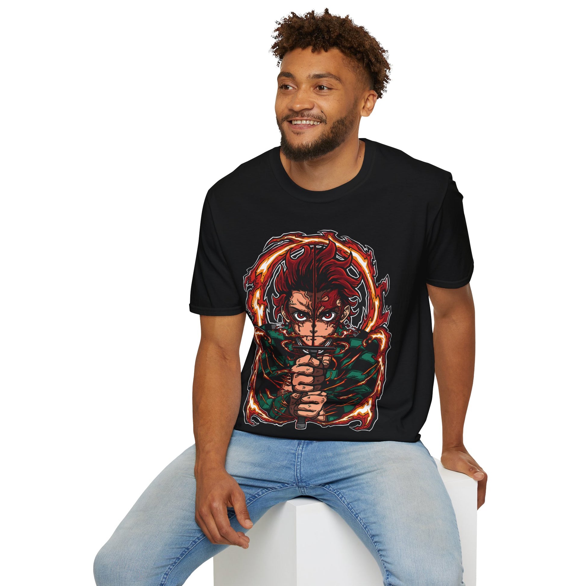 Demon Slayer Tanjiro Shirt - Custom Anime Graphic Tees