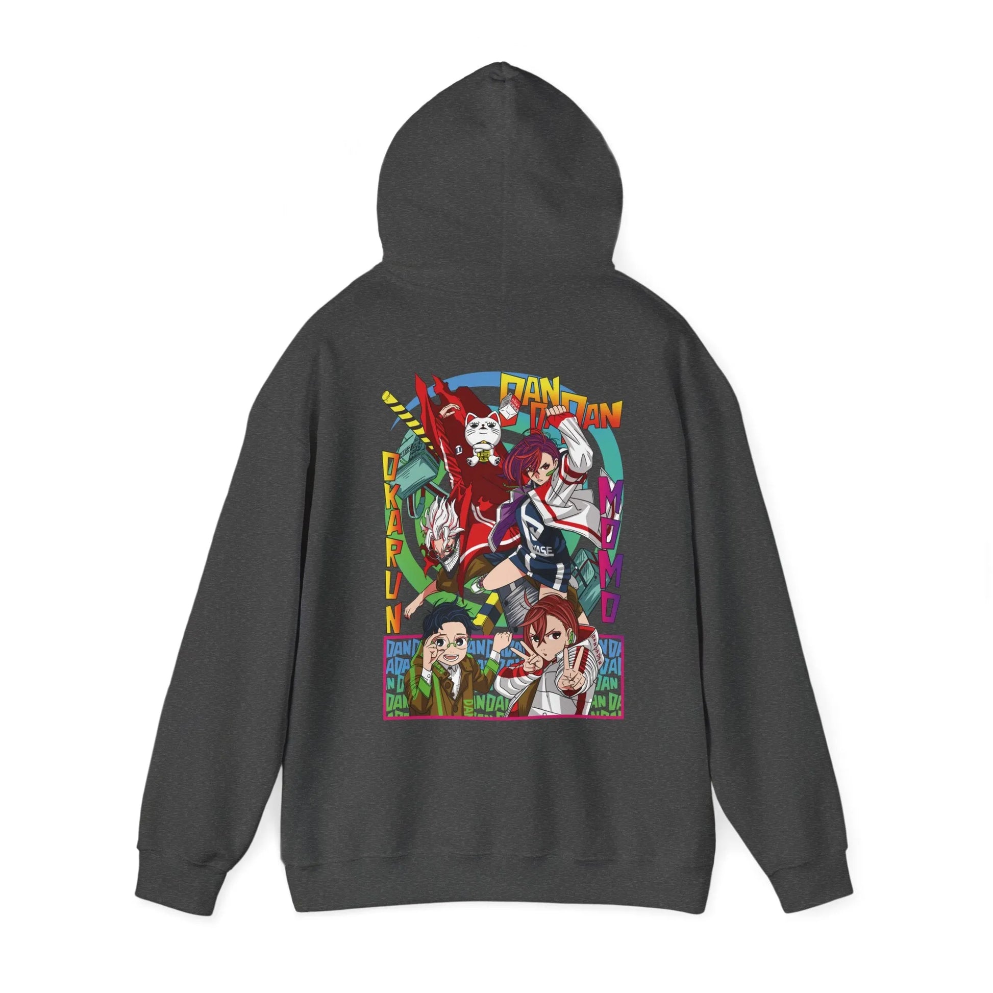 Dandadan Hoodie Momo Okarun V4 Premium Anime Graphic Hoodie