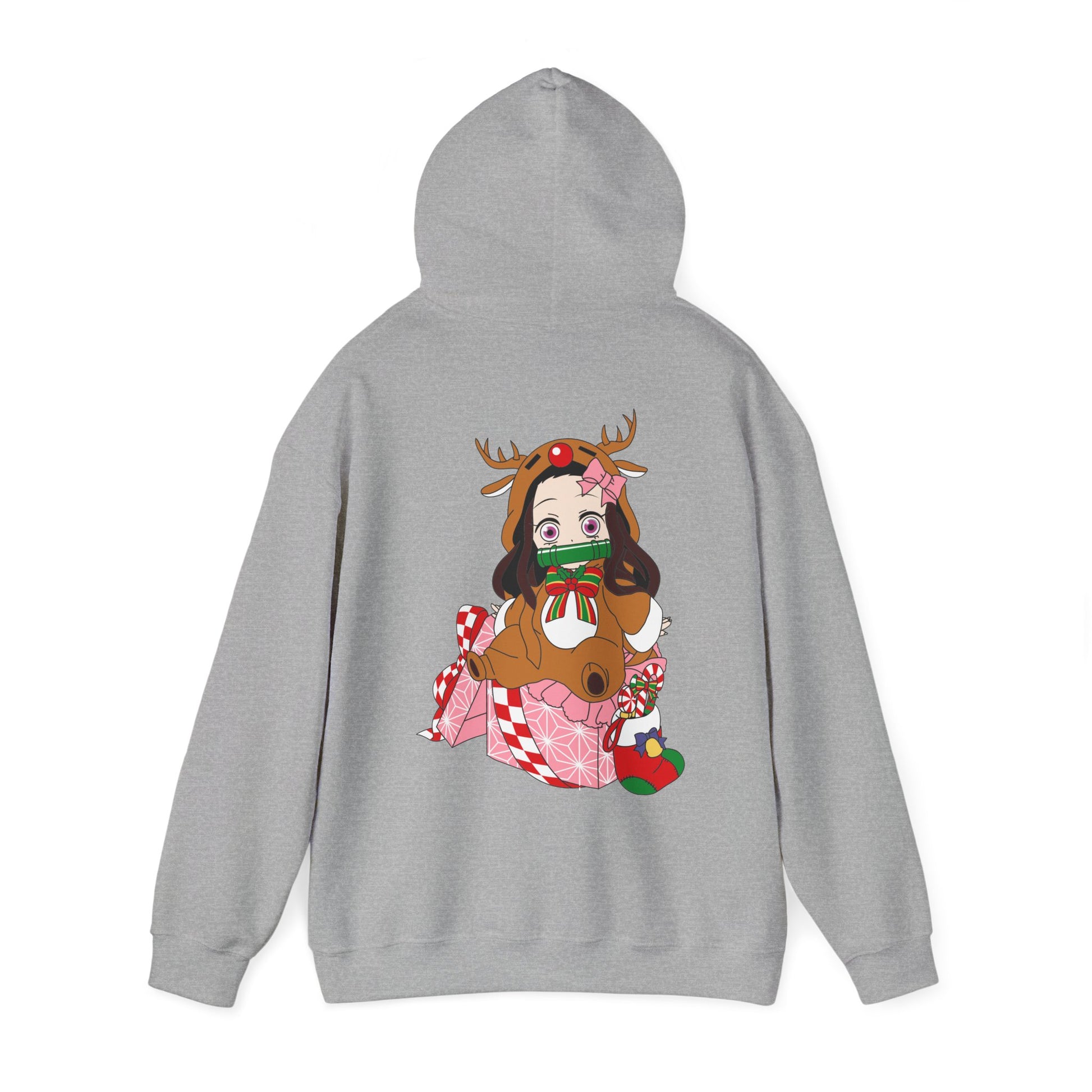 Demon Slayer Hoodie Chibi Nezuko Chirstmas Anime Hoodie