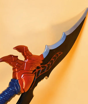 Solo Leveling Sung Jinwoo Kasaka’s Venom Fang Copper Claw-Guard Anime Prop Replica Wooden Dagger