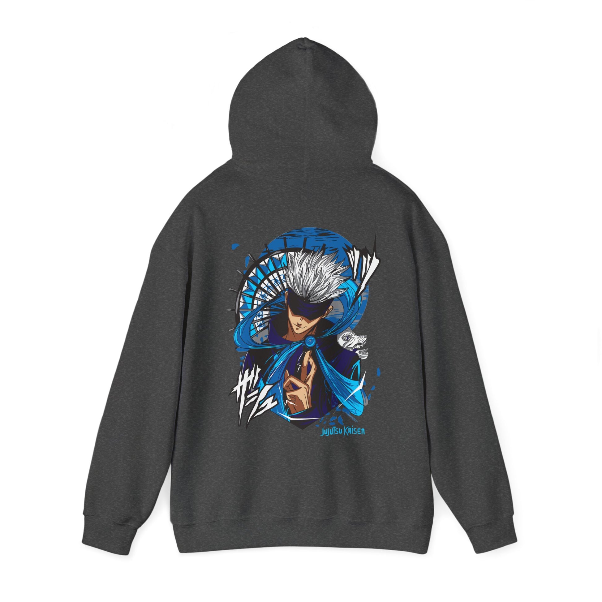 Jujutsu Kaisen Hoodie Gojo Blue Tech Premium Anime Hoodie