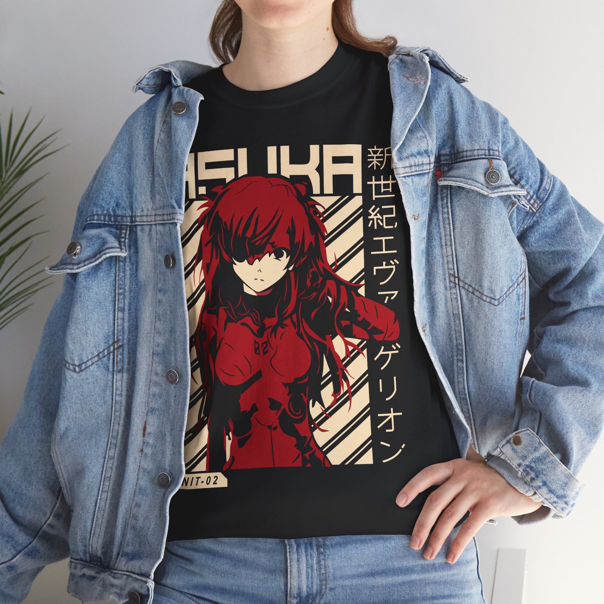 Neon Genesis Evanglion Shirt Asuka Langley Premium Anime Shirt