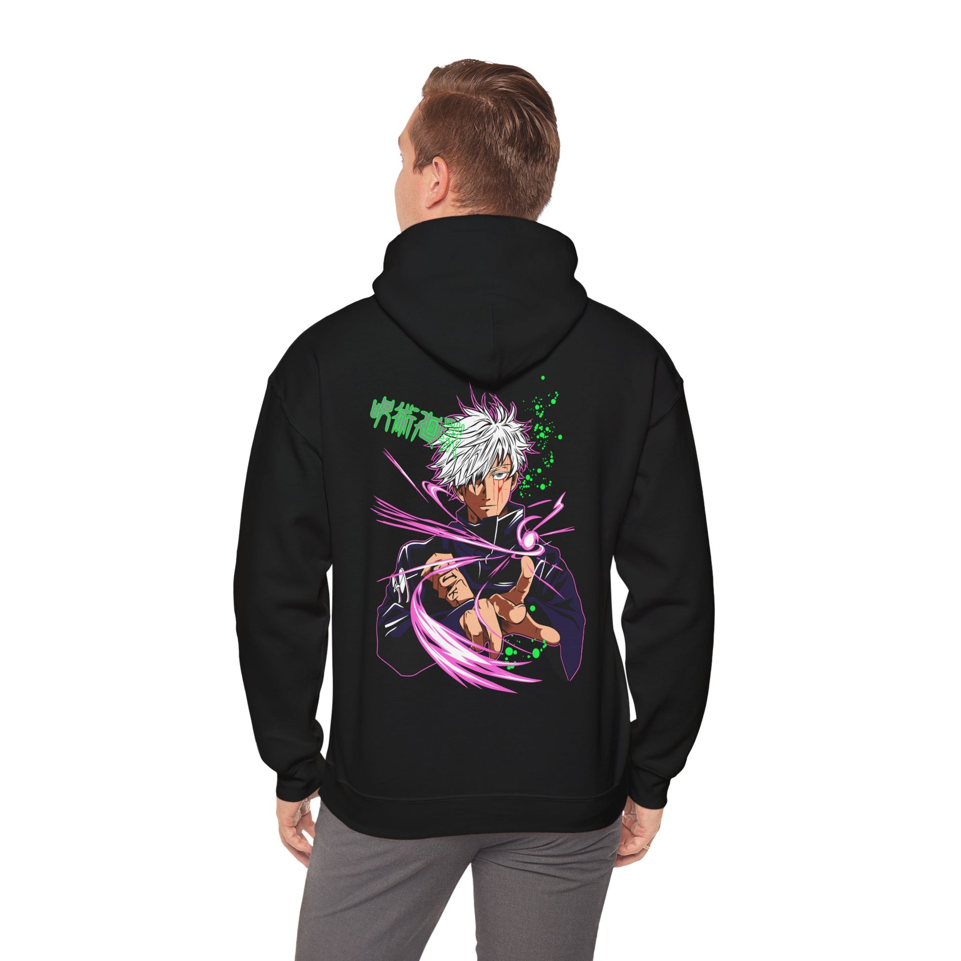 Jujutsu Kaisen Hoodie Satoru Gojo Purple Tech Premium Anime Hoodie